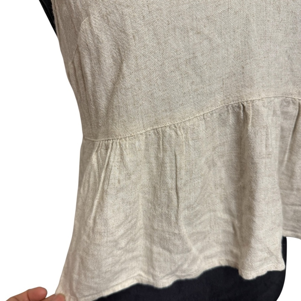Abercrombie & Fitch Linen Trapeze Cami Tank Top T… - image 5